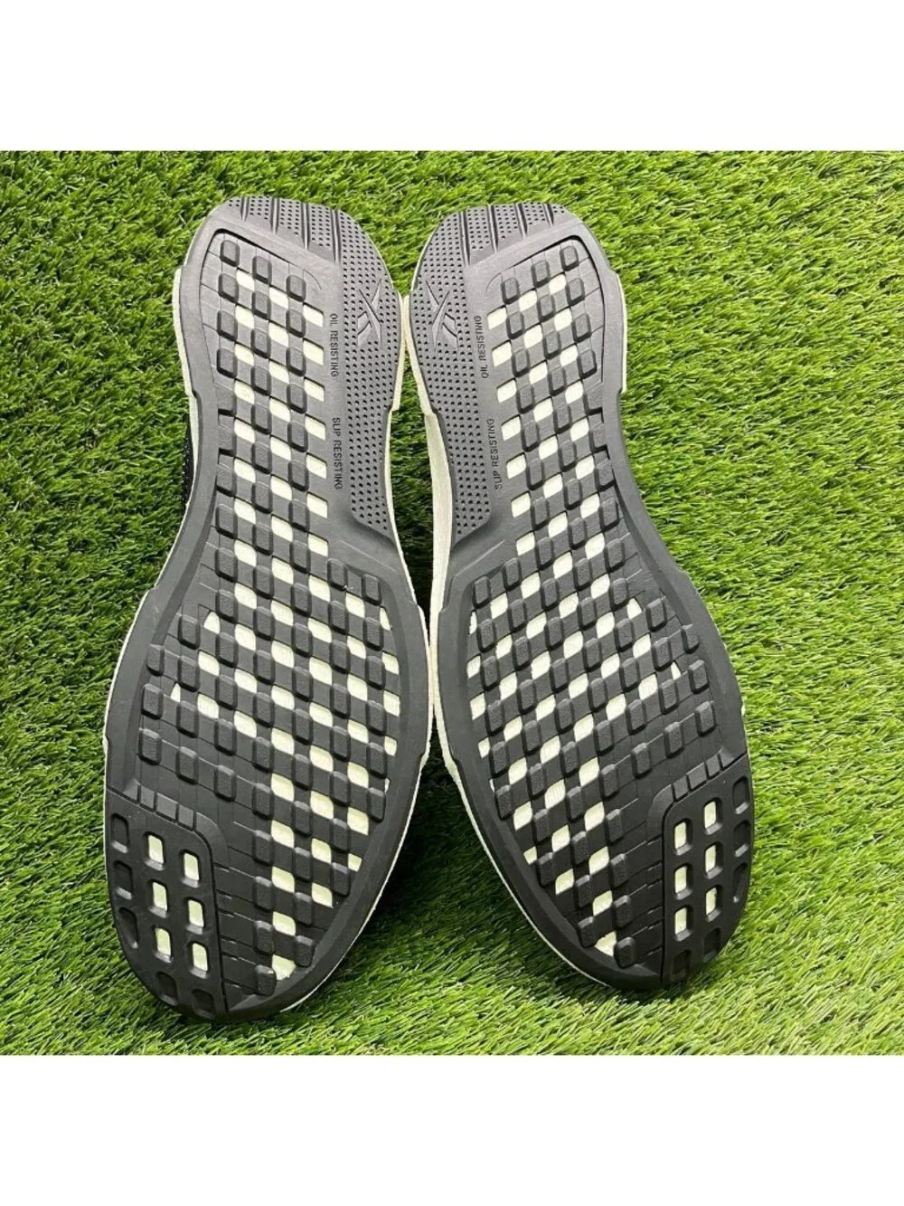 Reebok Fusion Flexweave Mens Size 15 Black White Composite Toe Safety Work Shoes
